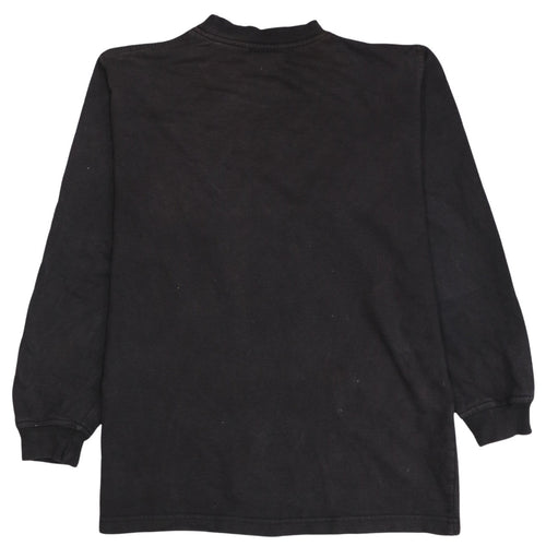 Adidas Boys Black 2XL Pullover Sweatshirt with Large Logo