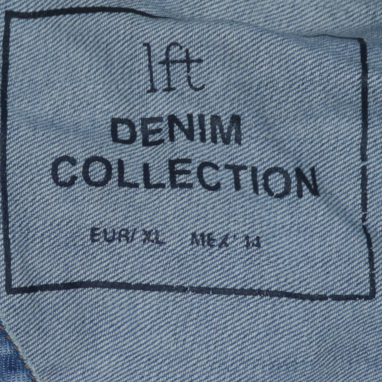 LFT Women Blue Denim Basic Jacket Size 14 Classic Casual Style