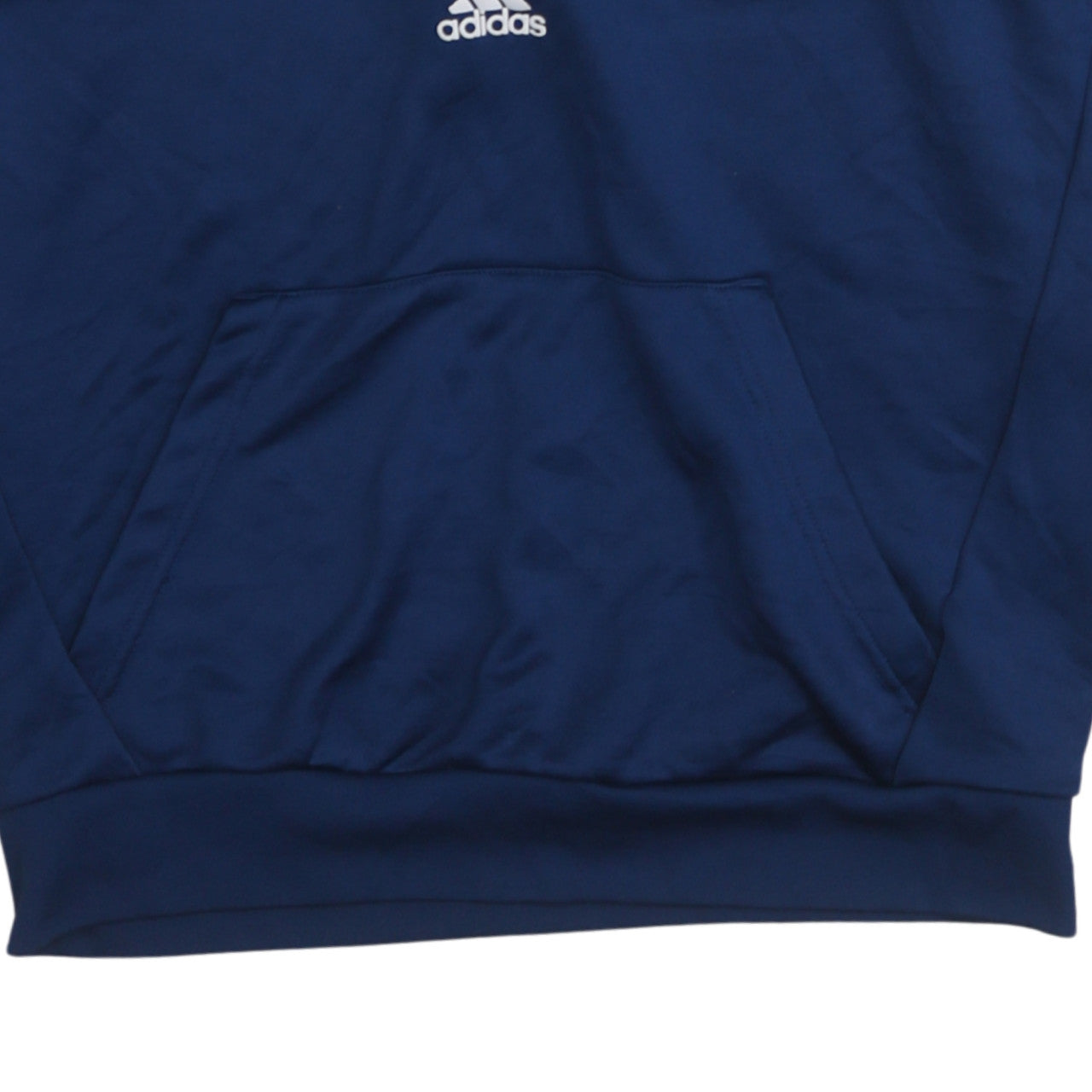 Adidas Men's Blue 1/2 Zip Hooded Sweatshirt Size M
