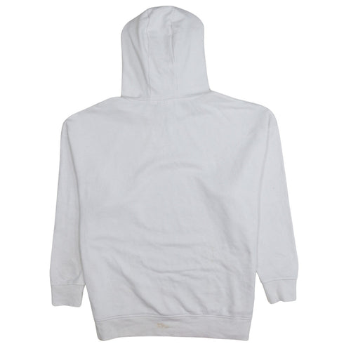 2Pac Womens White Pullover Hoodie Size S Graphic Print Hip Hop Style