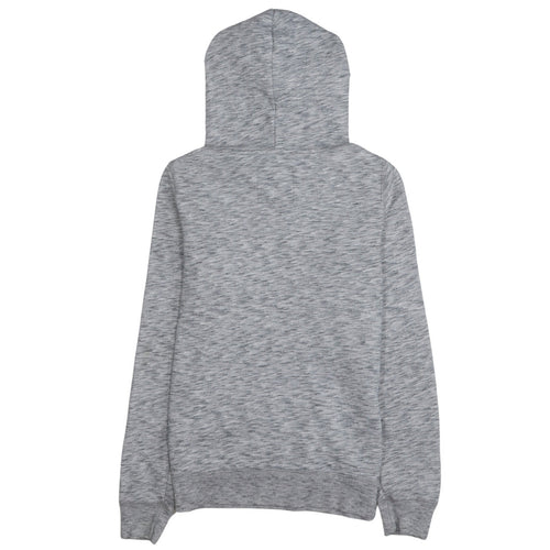 Hollister Womens Grey XS Pullover Hoodie With Logo Print