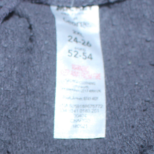 George Disney Women's Black Sweatshirt XL 24-26 Minnie & Mickey Graphic Winter Pullover