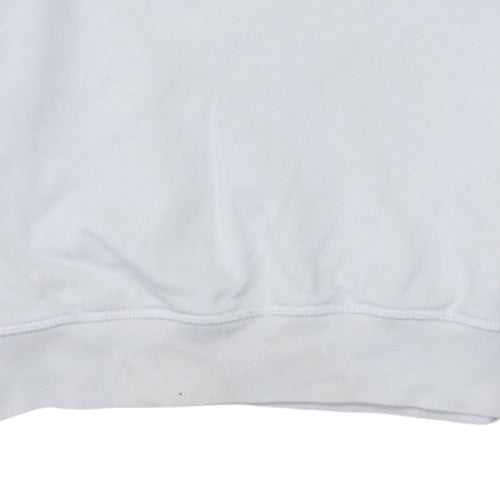 Tommy Hilfiger Boys White Colourblock Logo Sweatshirt Size 152 Pullover