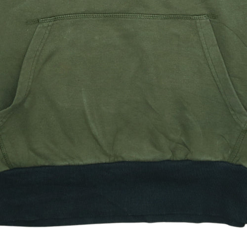 Ellesse Mens Green Pullover Hoodie Small Logo Sportswear