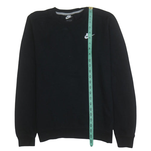Nike Men's Black Crew Neck Pullover Sweatshirt XS Regular Fit