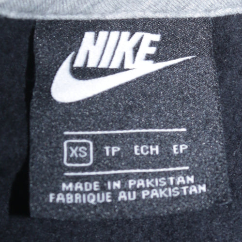Nike Men's Black Crew Neck Pullover Sweatshirt XS Regular Fit