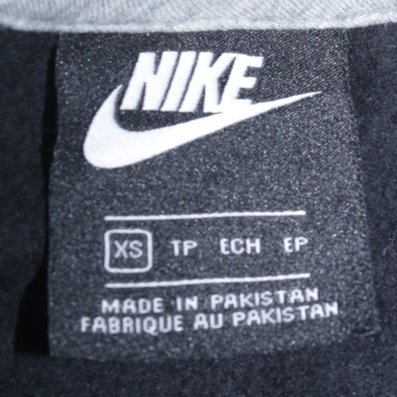 Nike Men's Black Crew Neck Pullover Sweatshirt XS Regular Fit