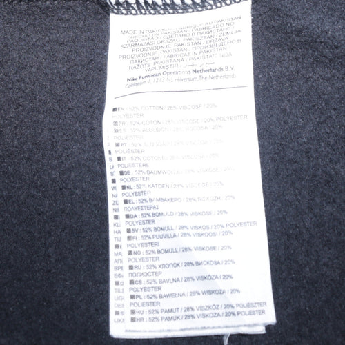 Nike Men's Black Crew Neck Pullover Sweatshirt XS Regular Fit