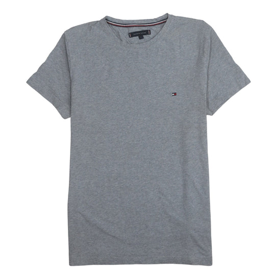 Tommy Hilfiger Men’s Grey Crew Neck Regular Fit T-Shirt Size L