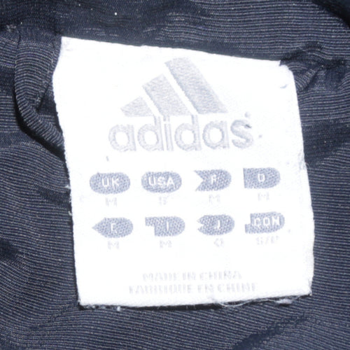 Adidas Men's Black Hooded Puffer Jacket M Sports Casual Coat