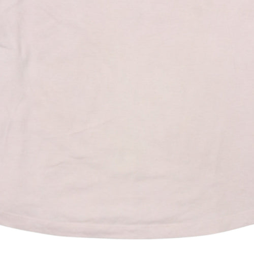 Ellesse Womens Pink Short Sleeve Cotton Logo T-Shirt Size M