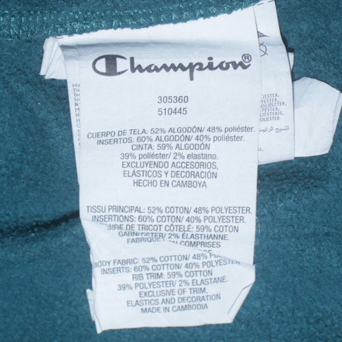 Champion Boys Green Logo Pullover Sweatshirt 13-14 Years