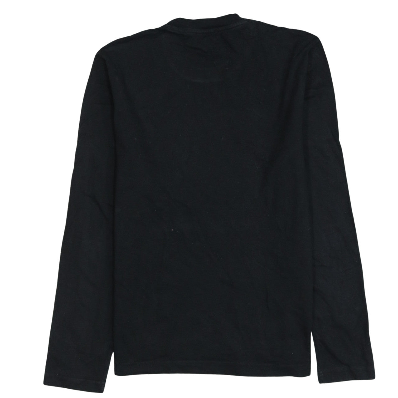 Calvin Klein Jeans Mens Black Long Sleeve Crew Neck Cotton T-Shirt M