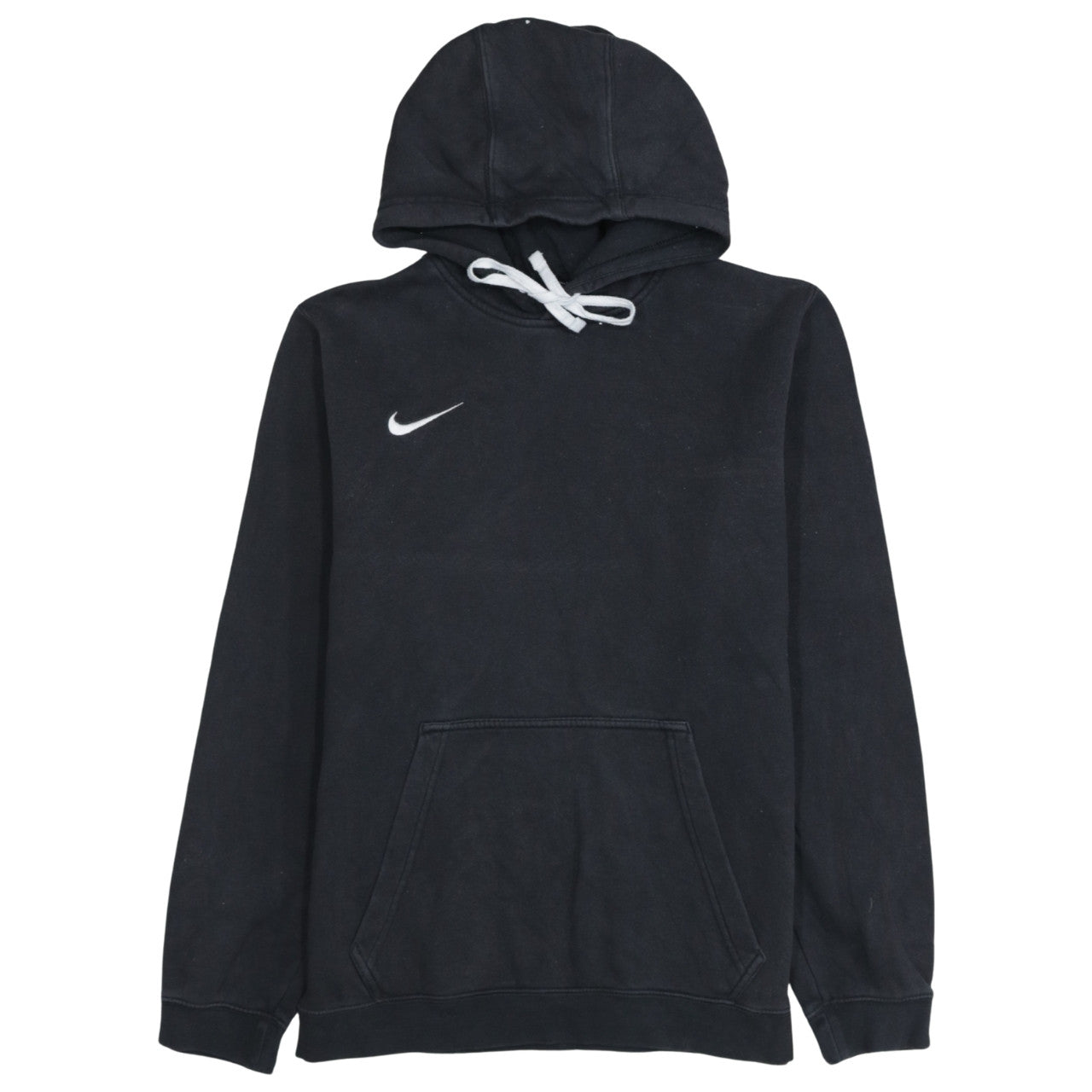 Nike Mens Black Pullover Hoodie Sweatshirt M Regular Fit Fleece