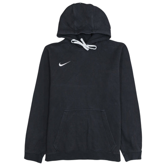 Nike Mens Black Pullover Hoodie Sweatshirt M Regular Fit Fleece