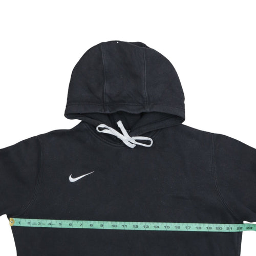 Nike Mens Black Pullover Hoodie Sweatshirt M Regular Fit Fleece