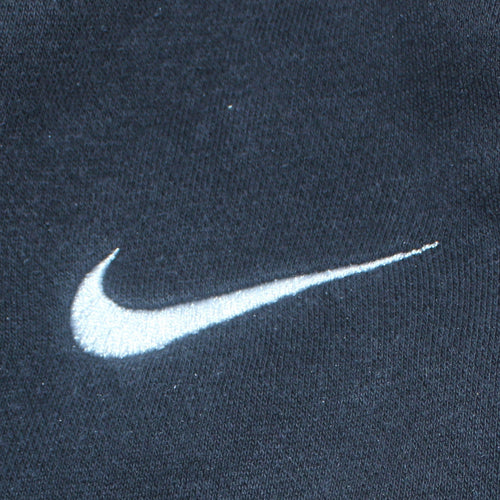 Nike Mens Black Pullover Hoodie Sweatshirt M Regular Fit Fleece