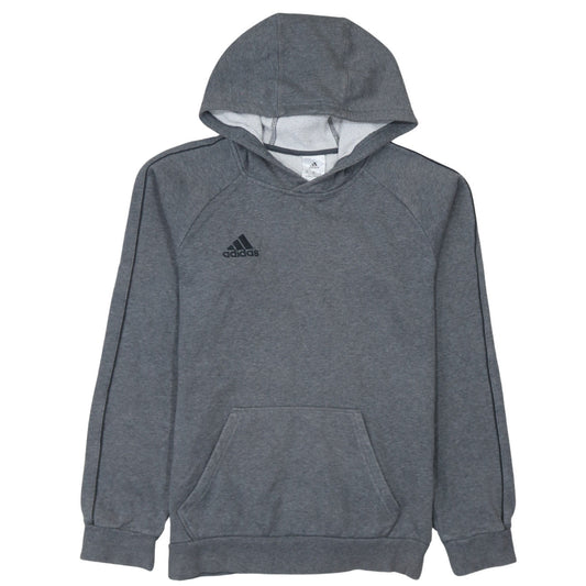 Adidas Men's Grey Pullover Hoodie XS Regular Fit Sportswear