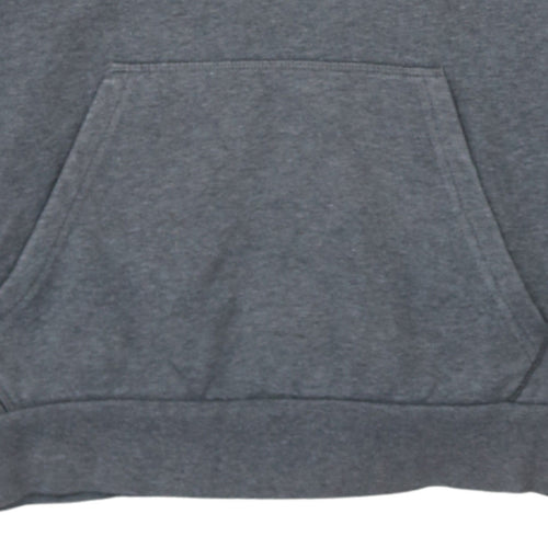 Adidas Men's Grey Pullover Hoodie XS Regular Fit Sportswear