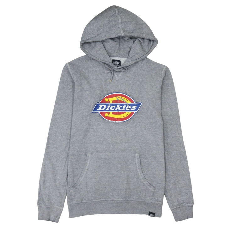 Dickies Men's Grey Small Pullover Hoodie with Logo Graphic