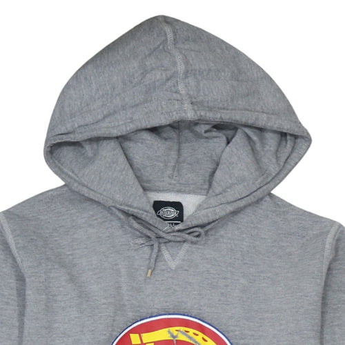 Dickies Men's Grey Small Pullover Hoodie with Logo Graphic