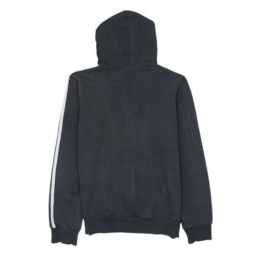 Adidas Women Black Full Zip Hoodie S Hooded Sweatshirt 8-10 UK