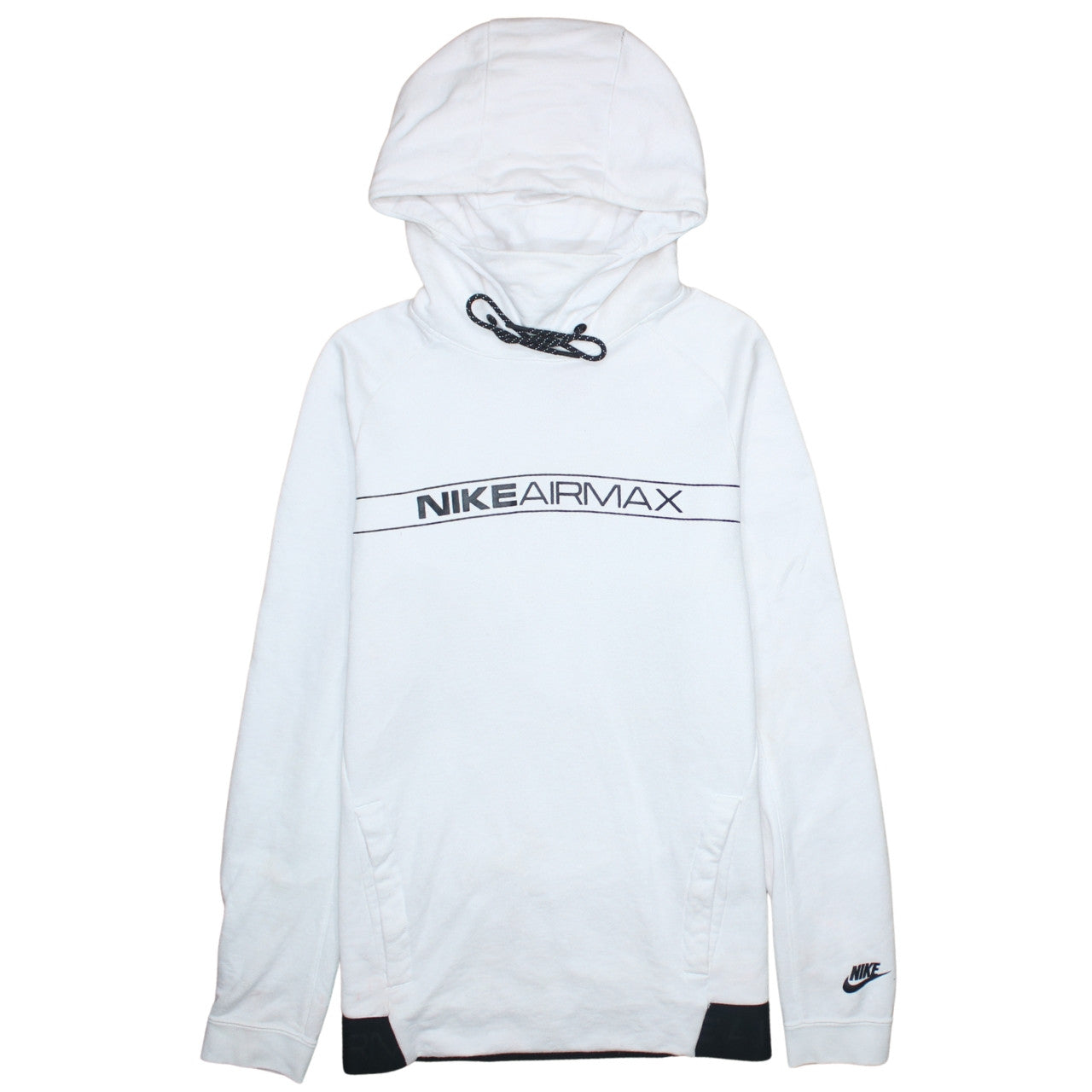 Nike Air Max White Women's Small Pullover Hoodie Sweatshirt