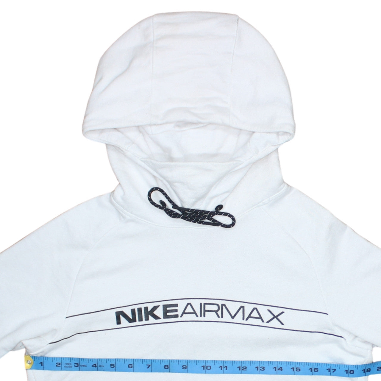 Nike Air Max White Women's Small Pullover Hoodie Sweatshirt
