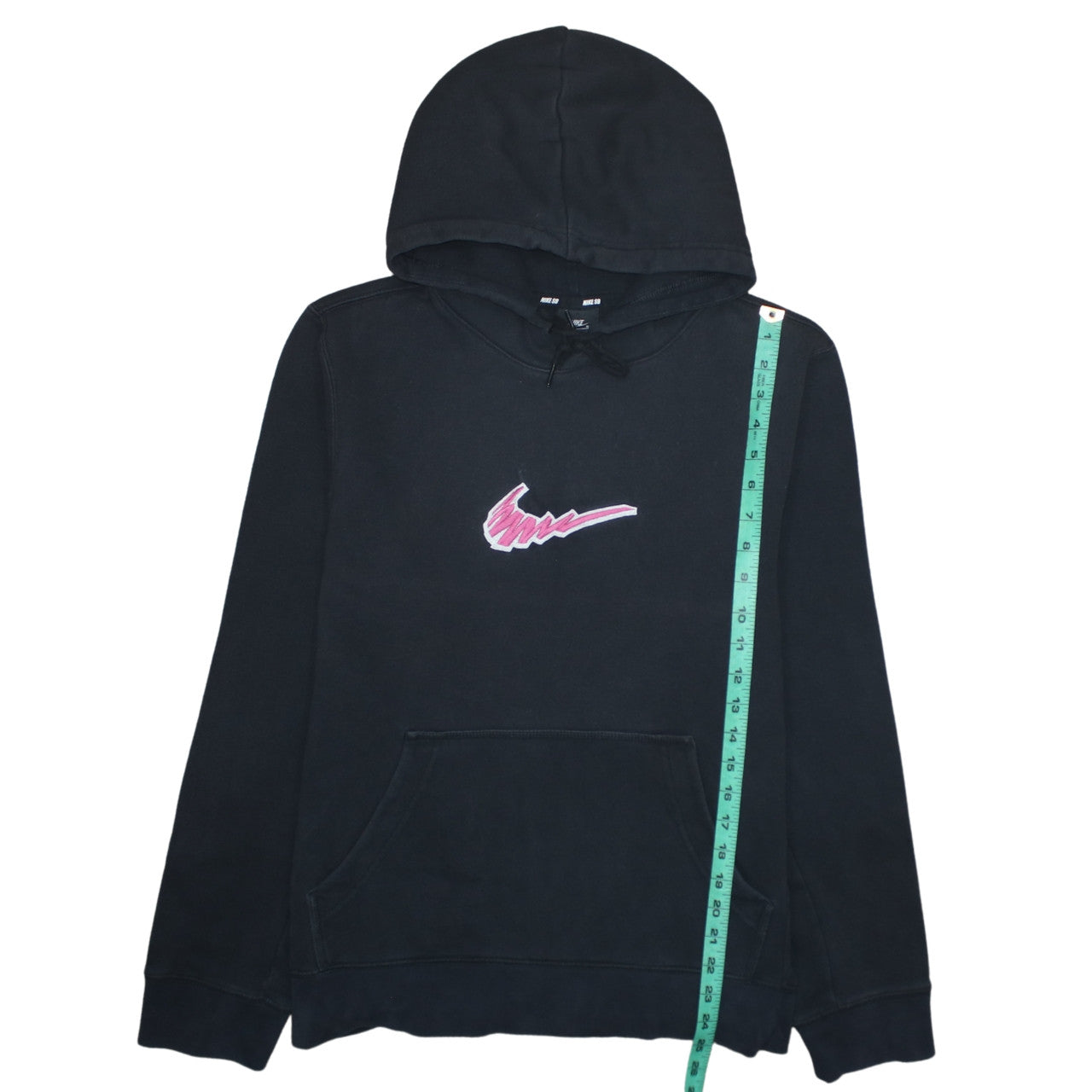 Nike SB Women's Black Pullover Hoodie Medium Cotton Blend Skate Logo