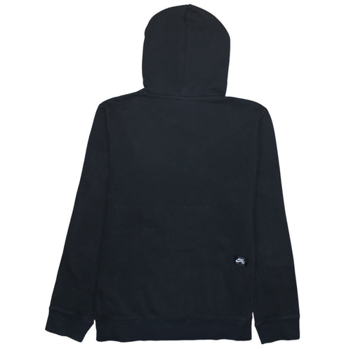 Nike SB Women's Black Pullover Hoodie Medium Cotton Blend Skate Logo
