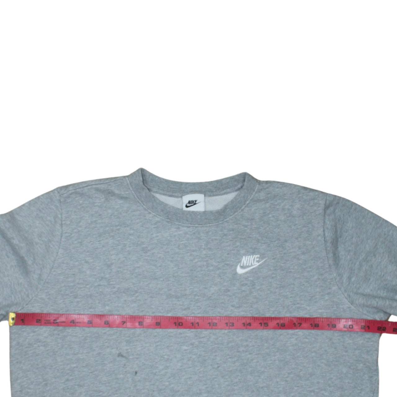 Nike Women's Grey Crew Neck Pullover Sweatshirt Size M