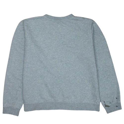 Nike Women's Grey Crew Neck Pullover Sweatshirt Size M