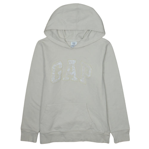 GAP Womens Beige Pullover Hoodie Small Cotton Blend Casual