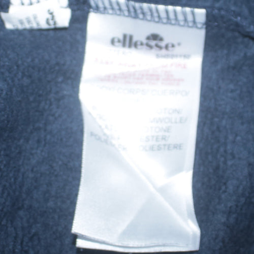Ellesse Mens Blue Pullover Hoodie Medium Logo Fleece Sweatshirt