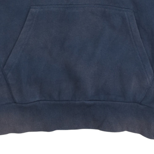 Ellesse Mens Blue Pullover Hoodie Medium Logo Fleece Sweatshirt