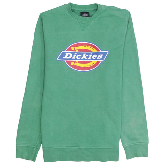 Dickies Men's Green Regular Fit Crew Neck Graphic Sweatshirt Medium