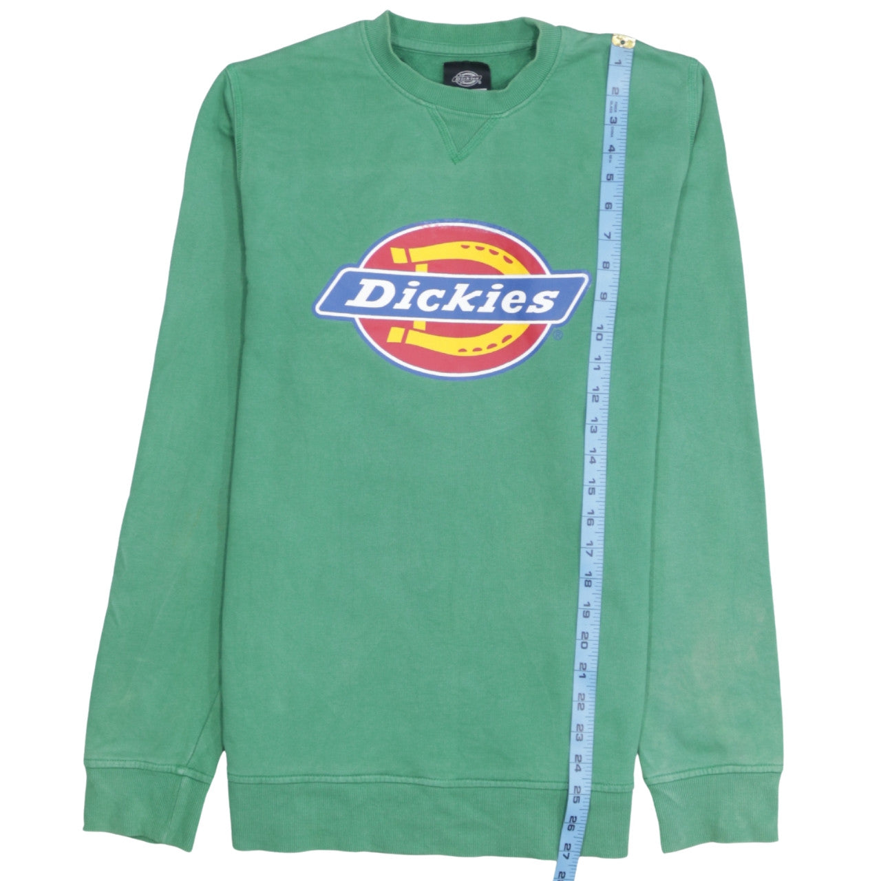 Dickies Men's Green Regular Fit Crew Neck Graphic Sweatshirt Medium