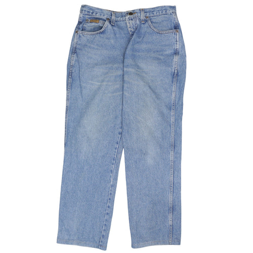 Wrangler Men’s Blue 33x32 Oregon Straight Leg Denim Jeans