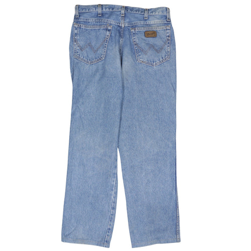 Wrangler Men’s Blue 33x32 Oregon Straight Leg Denim Jeans
