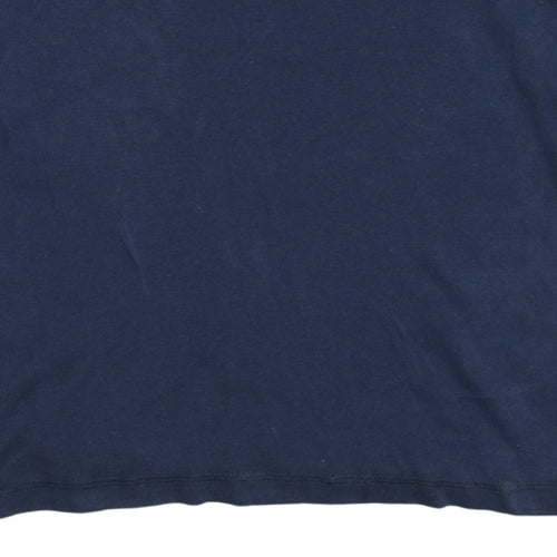 Tommy Jeans Men's Navy Long Sleeve Crew Neck T-Shirt M Cotton