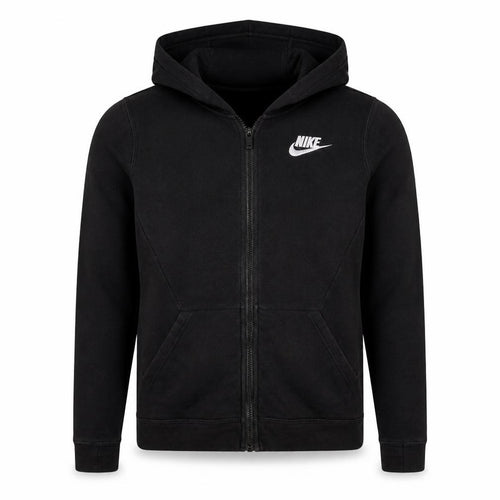 Nike Boys Black Full Zip Hoodie XL 158-170cm Fleece Sportswear