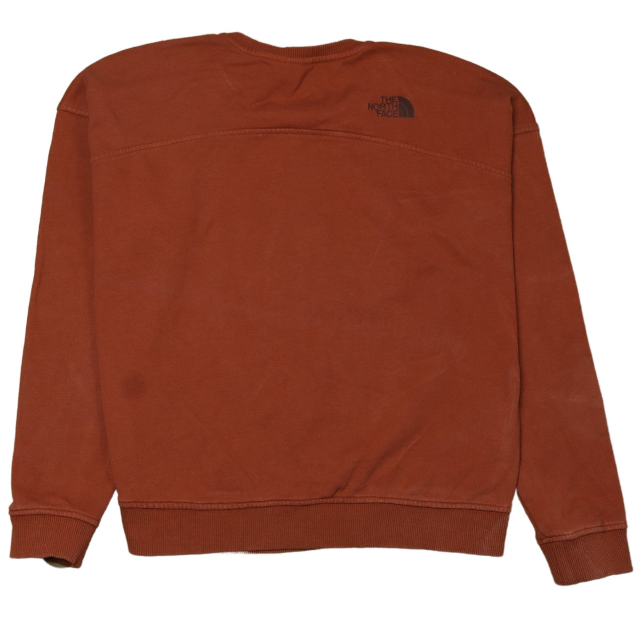 The North Face Womens Brown Crew Neck Logo Sweatshirt Medium