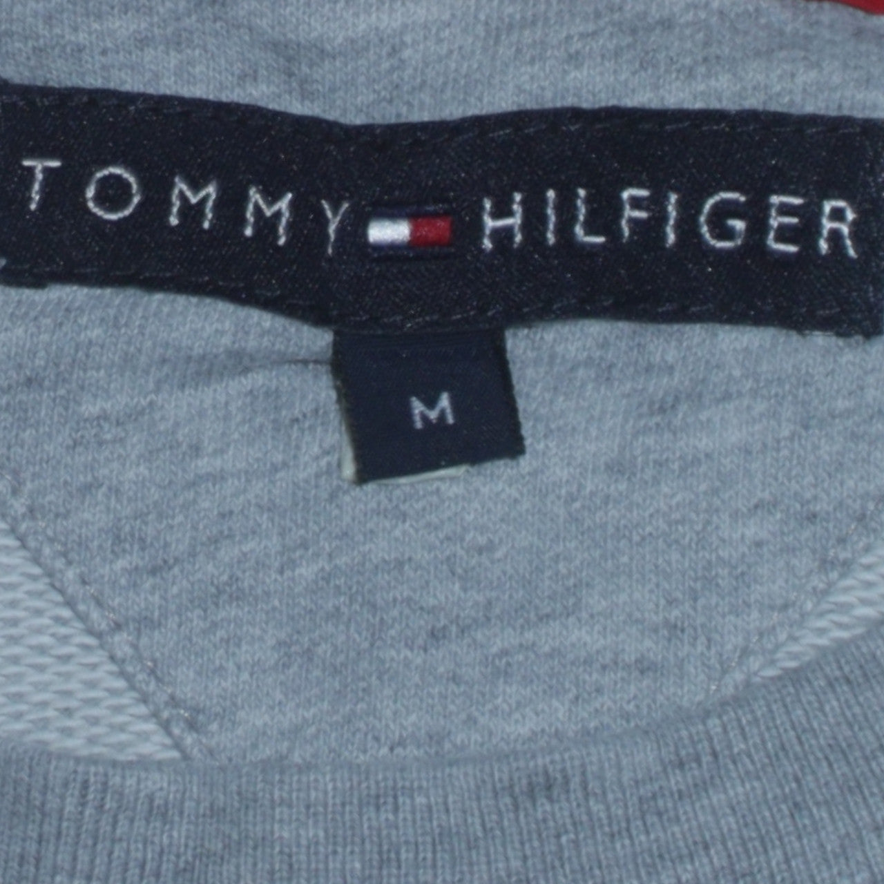 Tommy Hilfiger Men's Grey Crew Neck Pullover Sweatshirt M