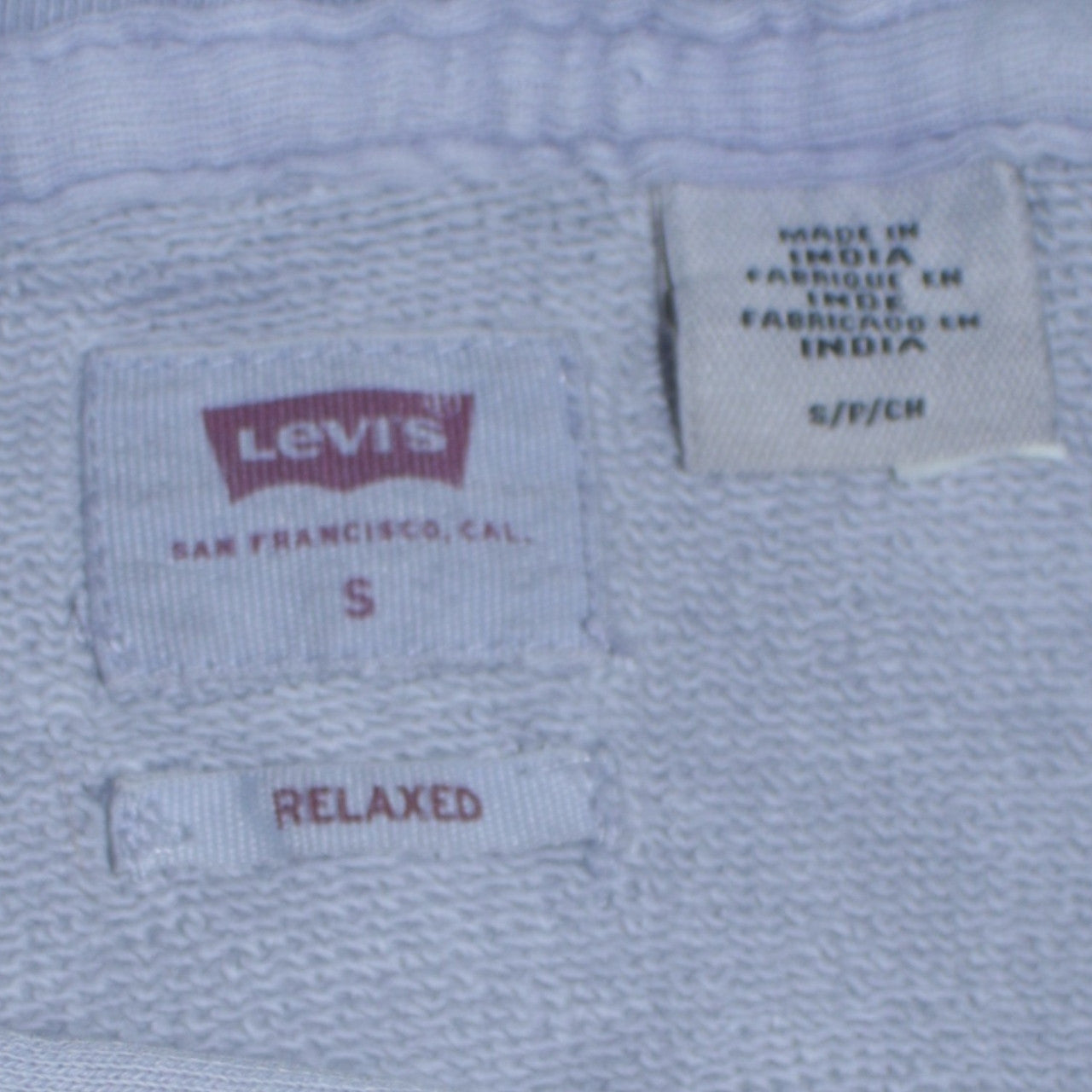 Levi's Women Light Blue Relaxed Pullover Hoodie Size S