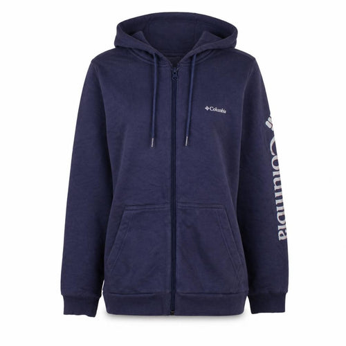Columbia Women's Navy Full Zip Hoodie Small Lightweight Casual