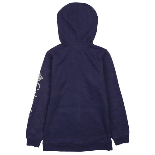 Columbia Women's Navy Full Zip Hoodie Small Lightweight Casual