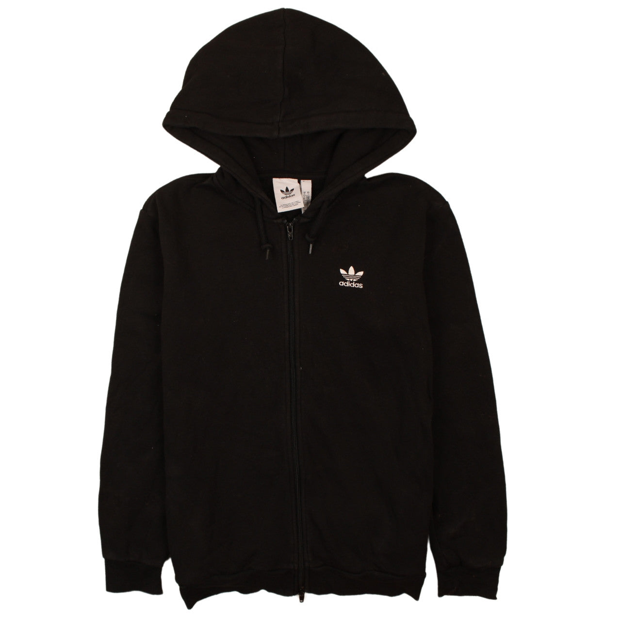 Adidas Men's Black Full Zip Hoodie Small Sportswear Fleece
