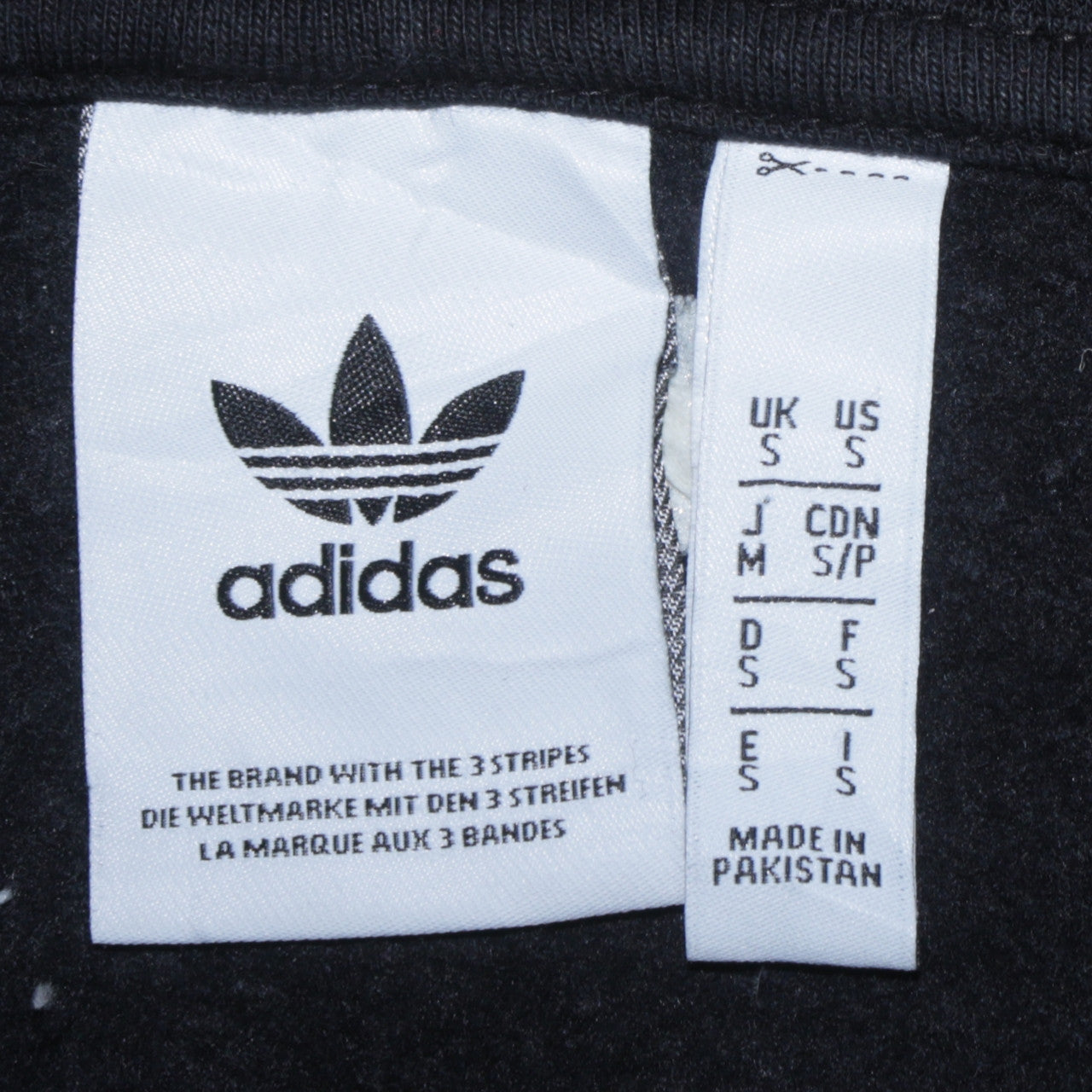 Adidas Men's Black Full Zip Hoodie Small Sportswear Fleece