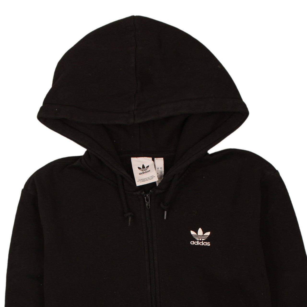 Adidas Men's Black Full Zip Hoodie Small Sportswear Fleece