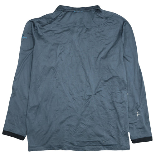 Adidas Mens Blue ClimaWarm 1/2 Zip Golf Sweatshirt XL